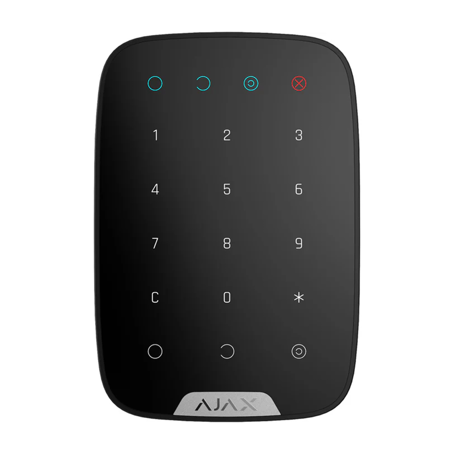 AJAX Keypad Black