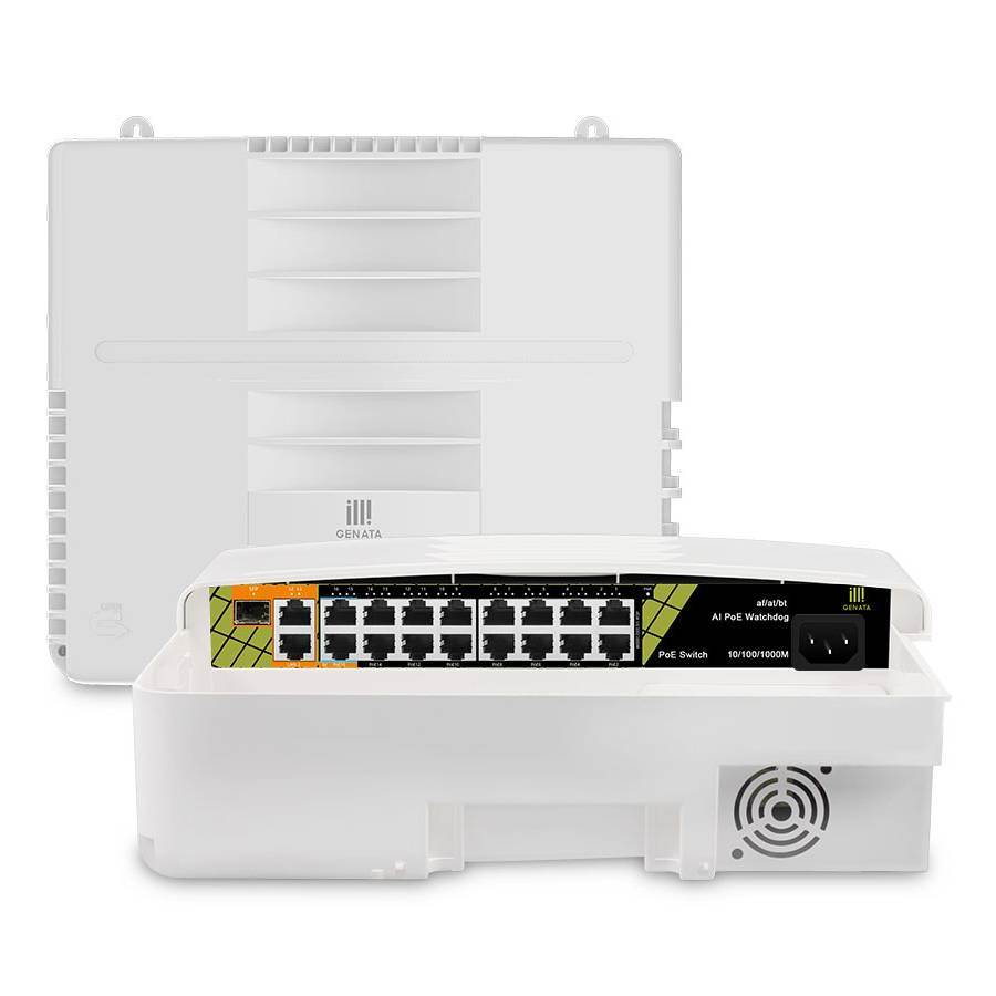 15 Port POE Switch +1GE +2 Up-Link + 1SFP