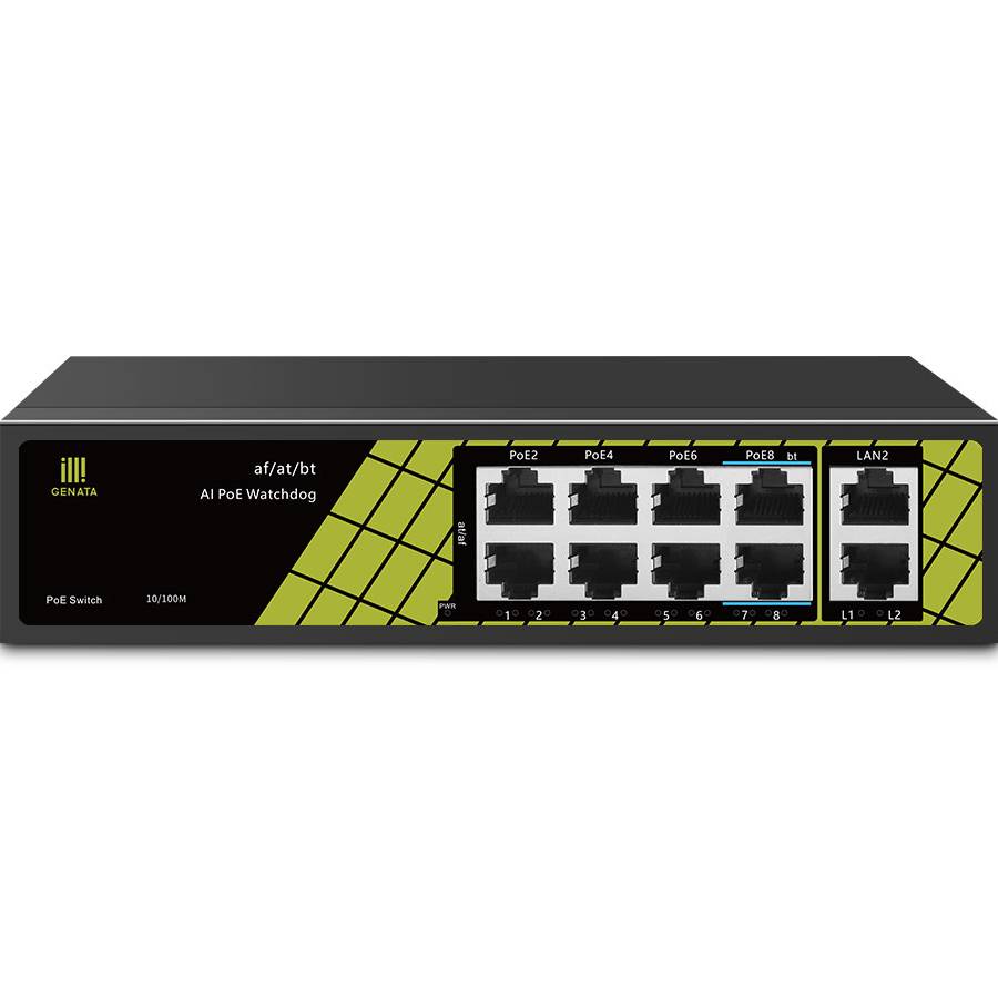 8 Port POE Switch + 2 Up-Link