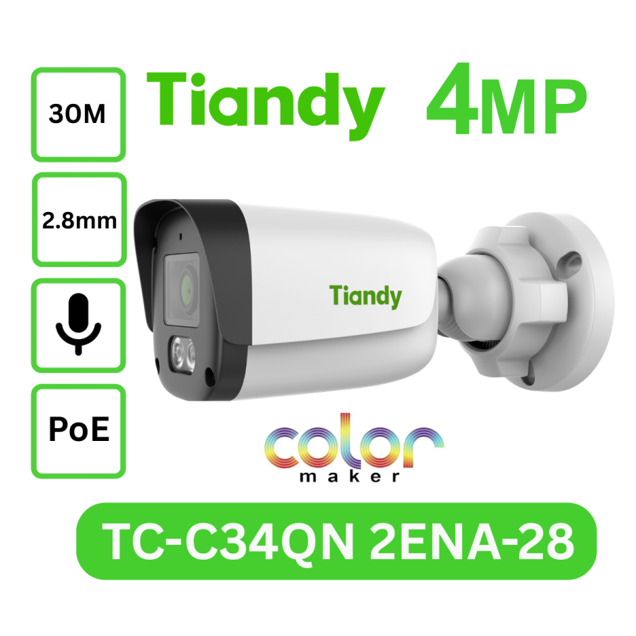 4MP Fixed Color Maker Camera TC-C34QN 2ENA-28