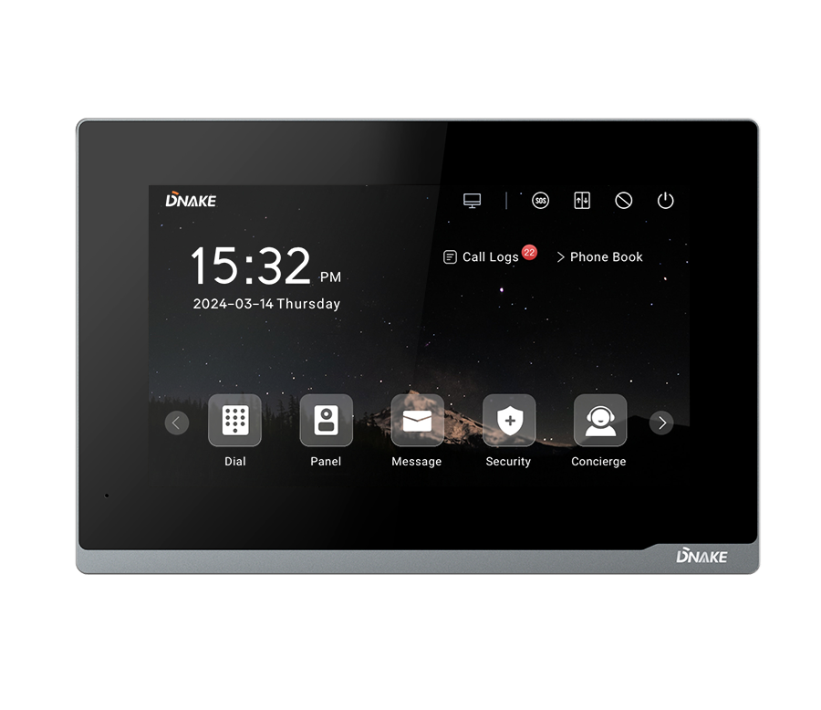 DNAKE SIP 2-Wire 7″ Linux WiFi Monitor E217W-2