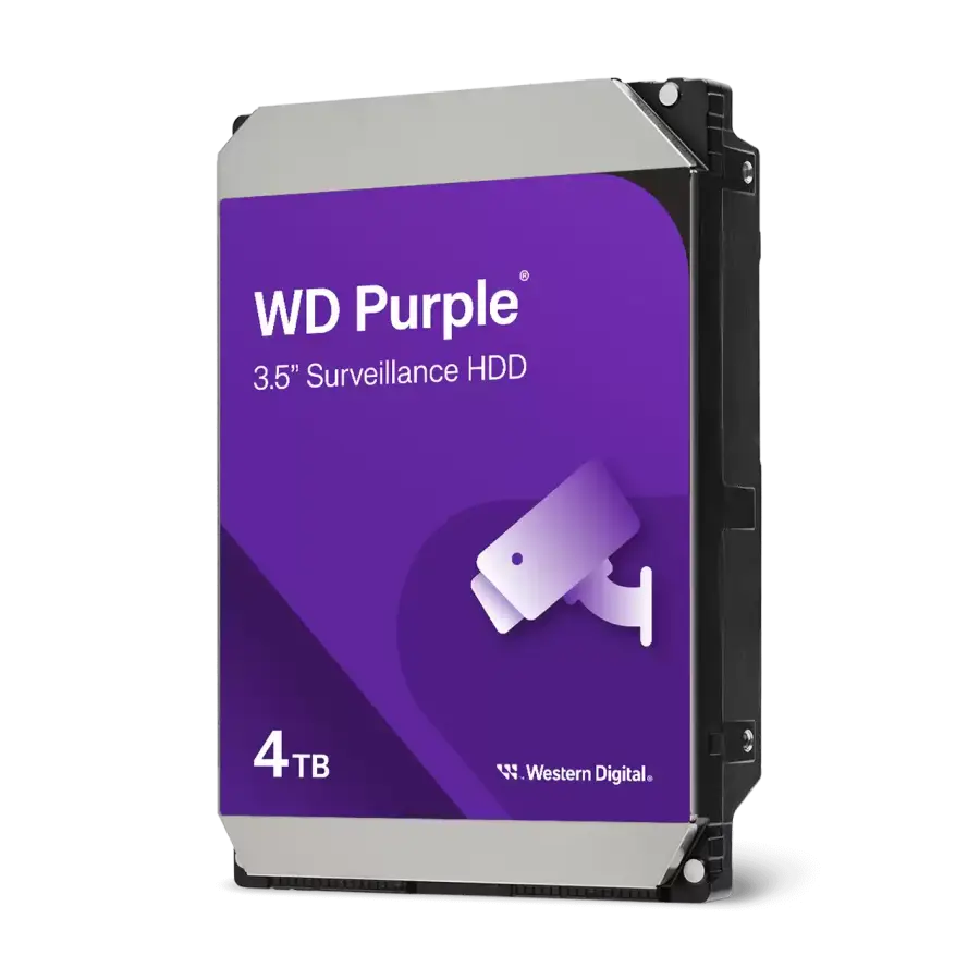 Western Digital 4TB HDD SATA 3.5'' CCTV Purple Series