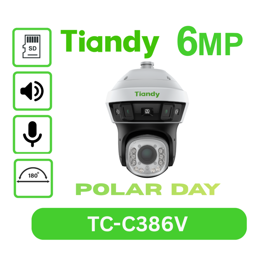 6MP 25X Panoramic TC-H386V AEW PTZ Camera